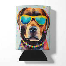 Load image into Gallery viewer, Chocolate Labrador Hippie Dawg Can or Bottle Hugger