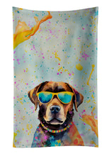 Load image into Gallery viewer, Chocolate Labrador Hippie Dawg Kitchen Towel
