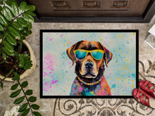 Load image into Gallery viewer, Chocolate Labrador Hippie Dawg Doormat - 18X27 Indoor / Outdoor Rug | Made in USA