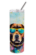 Load image into Gallery viewer, Chocolate Labrador Hippie Dawg Stainless Steel Skinny Tumbler
