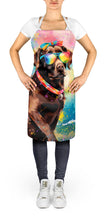 Load image into Gallery viewer, Chocolate Labrador Hippie Dawg Apron – Artist-Designed Kitchen, BBQ &amp; Craft Apron