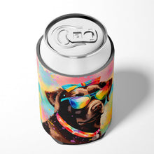 Load image into Gallery viewer, Chocolate Labrador Hippie Dawg Can or Bottle Hugger