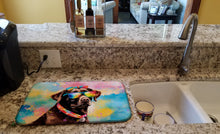 Load image into Gallery viewer, Chocolate Labrador Hippie Dawg Dish Drying Mat