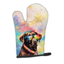 Load image into Gallery viewer, Chocolate Labrador Hippie Dawg Oven Mitt