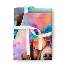 Load image into Gallery viewer, Chocolate Labrador Hippie Dawg Apron – Artist-Designed Kitchen, BBQ &amp; Craft Apron