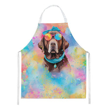 Load image into Gallery viewer, Chocolate Labrador Hippie Dawg Apron – Artist-Designed Kitchen, BBQ &amp; Craft Apron
