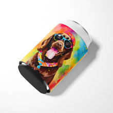 Load image into Gallery viewer, Chocolate Labrador Hippie Dawg Can or Bottle Hugger