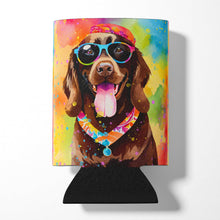 Load image into Gallery viewer, Chocolate Labrador Hippie Dawg Can or Bottle Hugger