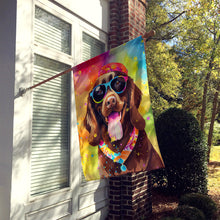 Load image into Gallery viewer, Chocolate Labrador Hippie Dawg House Flag