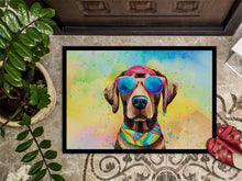 Load image into Gallery viewer, Chocolate Labrador Hippie Dawg Doormat - 18X27 Indoor / Outdoor Rug | Made in USA