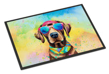 Load image into Gallery viewer, Chocolate Labrador Hippie Dawg Doormat - 18X27 Indoor / Outdoor Rug | Made in USA