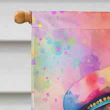 Load image into Gallery viewer, Yellow Labrador Hippie Dawg House Flag