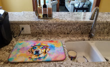 Load image into Gallery viewer, Yellow Labrador Hippie Dawg Dish Drying Mat