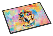 Load image into Gallery viewer, Yellow Labrador Hippie Dawg Doormat - 18X27 Indoor / Outdoor Rug | Made in USA