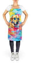 Load image into Gallery viewer, Yellow Labrador Hippie Dawg Apron – Artist-Designed Kitchen, BBQ &amp; Craft Apron