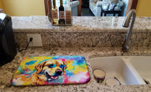 Load image into Gallery viewer, Yellow Labrador Hippie Dawg Dish Drying Mat