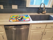 Load image into Gallery viewer, Yellow Labrador Hippie Dawg Dish Drying Mat