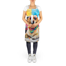 Load image into Gallery viewer, Yellow Labrador Hippie Dawg Apron – Artist-Designed Kitchen, BBQ &amp; Craft Apron
