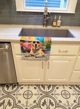 Load image into Gallery viewer, Yellow Labrador Hippie Dawg Kitchen Towel