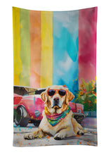 Load image into Gallery viewer, Yellow Labrador Hippie Dawg Kitchen Towel