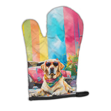 Load image into Gallery viewer, Yellow Labrador Hippie Dawg Oven Mitt