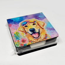 Load image into Gallery viewer, Yellow Labrador Hippie Dawg PU Leather Note Paper Holder