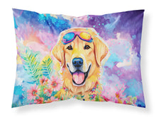 Load image into Gallery viewer, Yellow Labrador Hippie Dawg Standard Pillowcase – Artistic Decorative Front, White Back