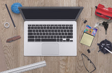 Load image into Gallery viewer, Yellow Labrador Hippie Dawg Sticky Note Holder- Refiilable Desk Accessory Note Pad