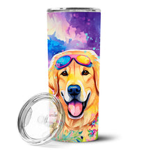Load image into Gallery viewer, Yellow Labrador Hippie Dawg Stainless Steel Skinny Tumbler