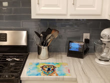 Load image into Gallery viewer, Mastiff Hippie Dawg Glass Cutting Boards – Durable, Decorative Kitchen Art Large