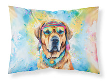 Load image into Gallery viewer, Mastiff Hippie Dawg Standard Pillowcase – Artistic Decorative Front, White Back