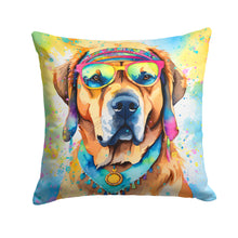 Load image into Gallery viewer, Mastiff Hippie Dawg Fabric Decorative Pillow