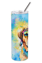 Load image into Gallery viewer, Mastiff Hippie Dawg Stainless Steel Skinny Tumbler