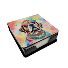 Load image into Gallery viewer, Mastiff Hippie Dawg PU Leather Note Paper Holder