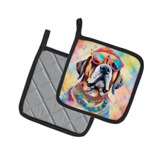 Load image into Gallery viewer, Mastiff Hippie Dawg Pot Holders - Set of 2 Decorative Kitchen Helpers | Made in the USA