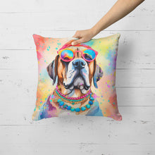 Load image into Gallery viewer, Mastiff Hippie Dawg Fabric Decorative Pillow