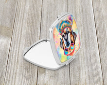 Load image into Gallery viewer, Mastiff Hippie Dawg Compact Mirror – Stylish Purse Mirror with Artistic Covers