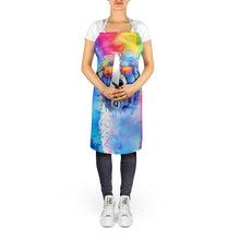 Load image into Gallery viewer, Old English Sheepdog Hippie Dawg Apron – Artist-Designed Kitchen, BBQ &amp; Craft Apron