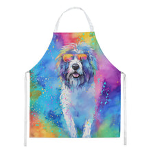 Load image into Gallery viewer, Old English Sheepdog Hippie Dawg Apron – Artist-Designed Kitchen, BBQ &amp; Craft Apron