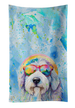 Load image into Gallery viewer, Old English Sheepdog Hippie Dawg Kitchen Towel