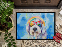 Load image into Gallery viewer, Old English Sheepdog Hippie Dawg Doormat - 18X27 Indoor / Outdoor Rug | Made in USA