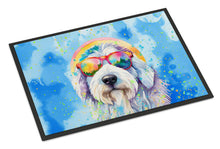 Load image into Gallery viewer, Old English Sheepdog Hippie Dawg Doormat - 18X27 Indoor / Outdoor Rug | Made in USA