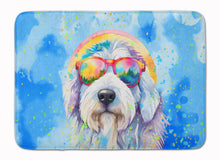 Load image into Gallery viewer, Old English Sheepdog Hippie Dawg Memory Foam Kitchen Mat
