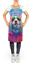 Load image into Gallery viewer, Old English Sheepdog Hippie Dawg Apron – Artist-Designed Kitchen, BBQ &amp; Craft Apron