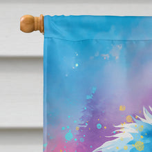 Load image into Gallery viewer, Old English Sheepdog Hippie Dawg House Flag