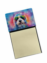 Load image into Gallery viewer, Old English Sheepdog Hippie Dawg Sticky Note Holder- Refiilable Desk Accessory Note Pad