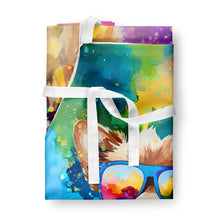 Load image into Gallery viewer, Pomeranian Hippie Dawg Apron – Artist-Designed Kitchen, BBQ &amp; Craft Apron