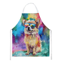 Load image into Gallery viewer, Pomeranian Hippie Dawg Apron – Artist-Designed Kitchen, BBQ &amp; Craft Apron