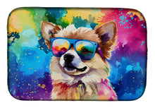 Load image into Gallery viewer, Pomeranian Hippie Dawg Dish Drying Mat