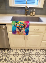 Load image into Gallery viewer, Pomeranian Hippie Dawg Kitchen Towel